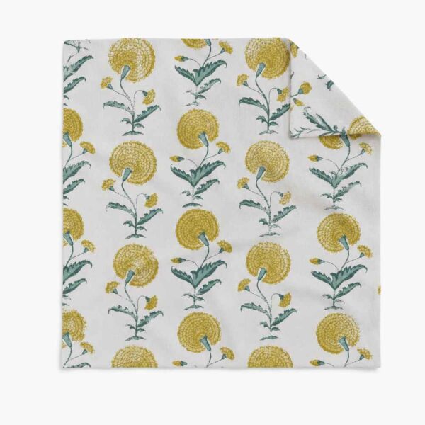 Block Print Scatter Cushion Cover - Poppy