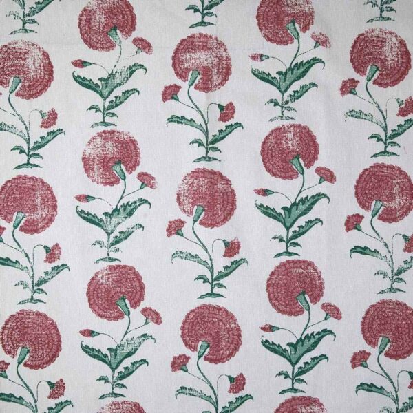 Block Print Scatter Cushion - Poppy - Image 6